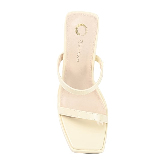 Journee Collection Naivee Womens Round Open Toe Block Heel Pumps