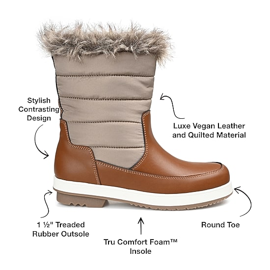 Journee Collection Womens Marie Block Heel Winter Boots