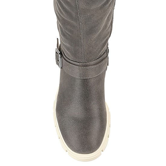 Journee Collection Womens Salisa Wide Calf Block Heel Over the Knee Boots