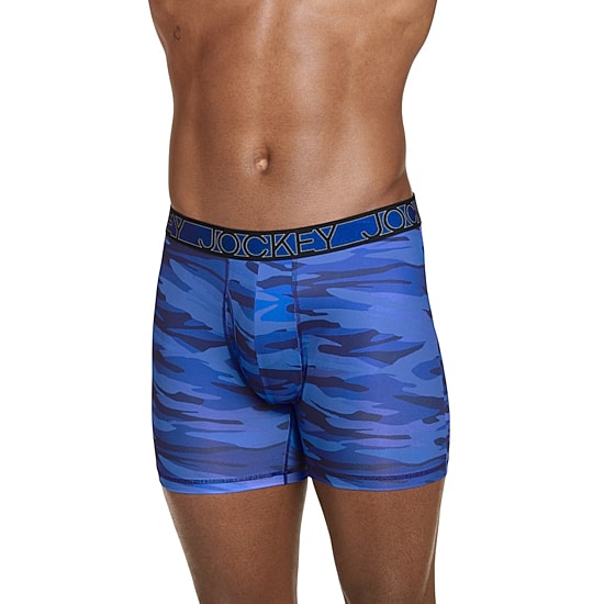 Jockey Active Microfiber Mens 3 Pack Boxer Briefs 9142