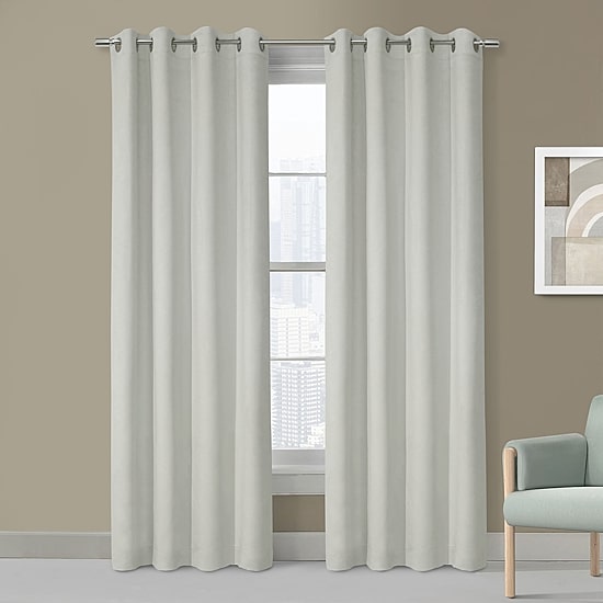 Thermaplus Navar Grommet Top Energy Saving 100% Blackout Single Curtain Panel