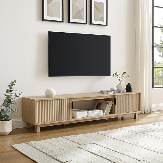 70" Reeded Fronts TV Stand