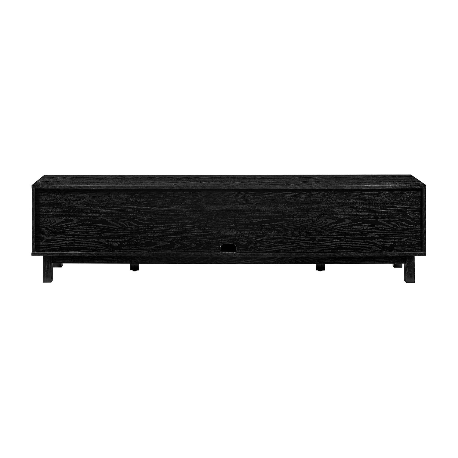 70" 2 Door Rattan TV Stand