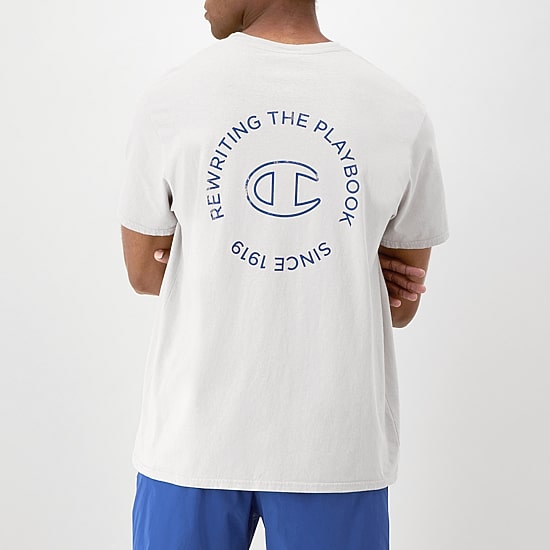 Champion Mens Crew Neck Short Sleeve Regular Fit Graphic T-Shirt