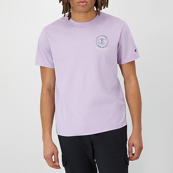 Champion Mens Crew Neck Short Sleeve Regular Fit Graphic T-Shirt