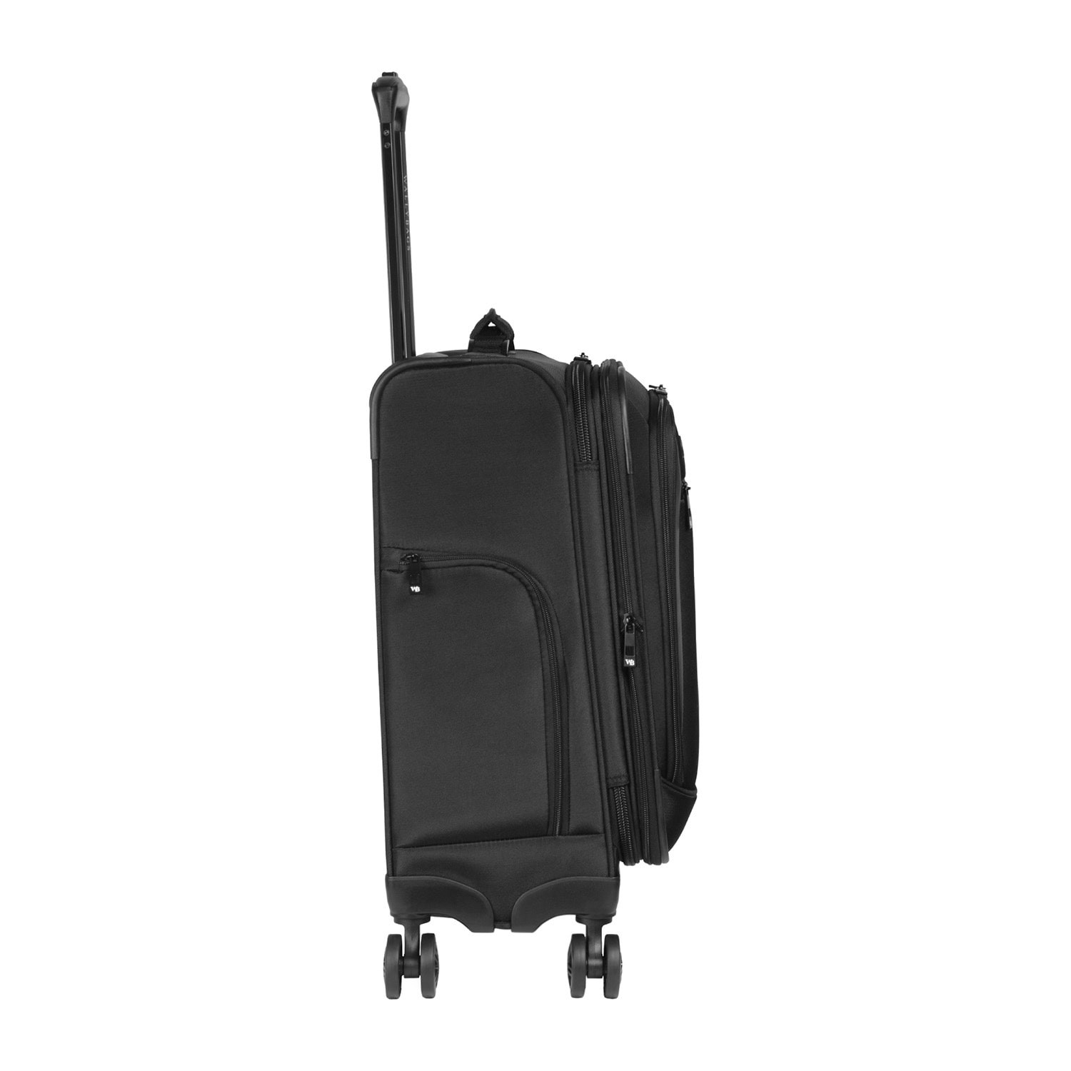 Wallybags Solutions 20 Inch Softside Expandable Carry-On Spinner Luggage