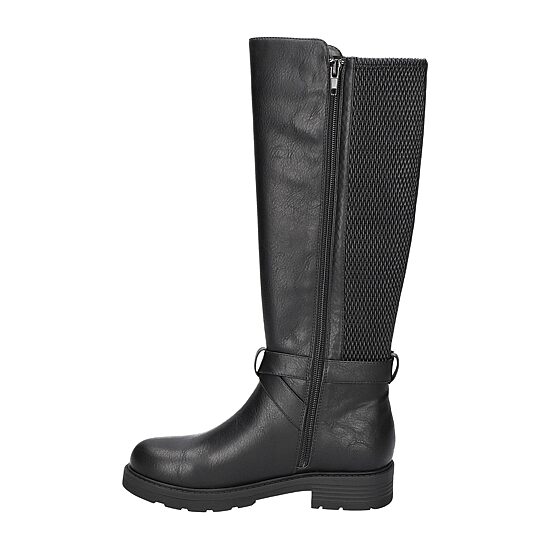 Easy Works By Easy Street Womens Austyn Stacked Heel Riding Boots