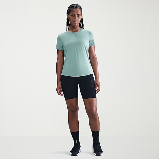 Nike Womens Crew Neck Short Sleeve Quick Dry Active T-Shirt