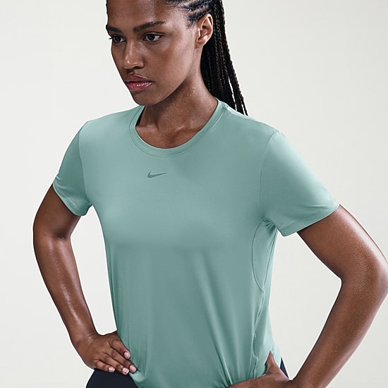 Nike Womens Crew Neck Short Sleeve Quick Dry Active T-Shirt