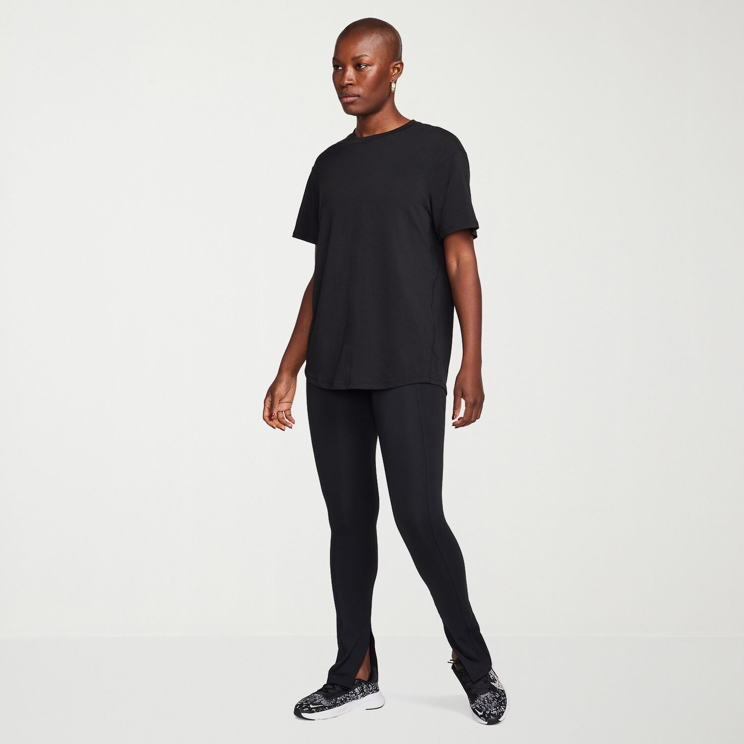 Nike Womens Crew Neck Short Sleeve Quick Dry Active T-Shirt