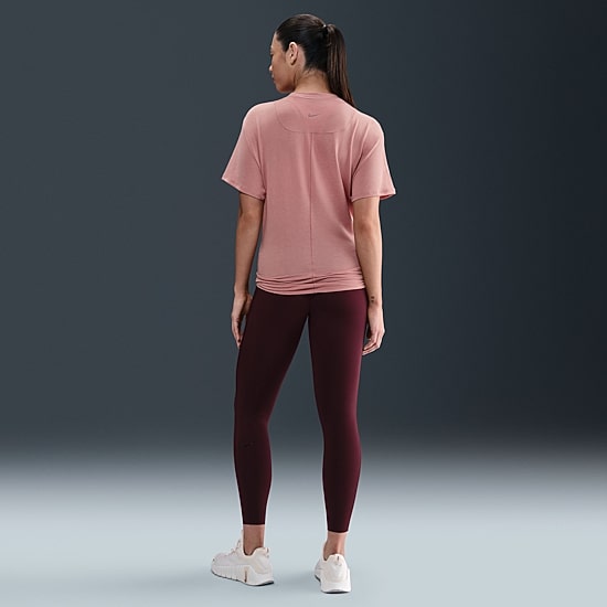 Nike Womens Crew Neck Short Sleeve Quick Dry Active T-Shirt