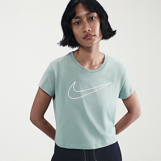 Nike Womens Crew Neck Short Sleeve Active T-Shirt
