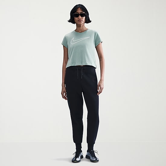 Nike Womens Crew Neck Short Sleeve Active T-Shirt