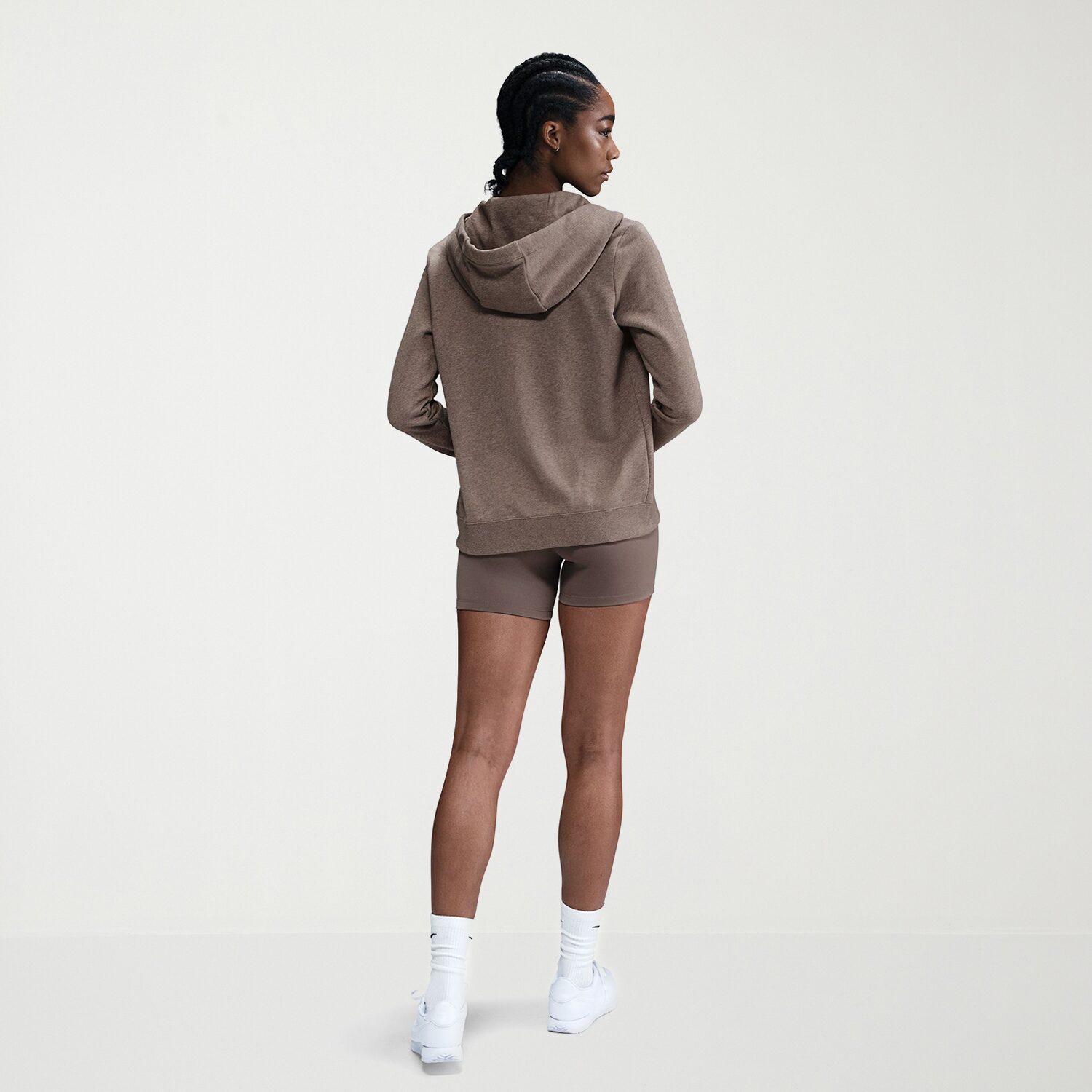 Nike Club Fleece Womens Long Sleeve Zipper Active Hoodie
