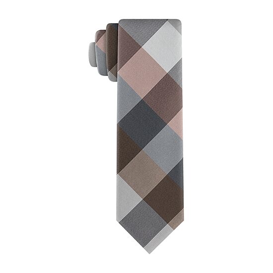 J. Ferrar Plaid Tie
