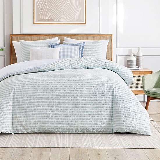 Peri Home Gingham Scallop Square Throw Pillow