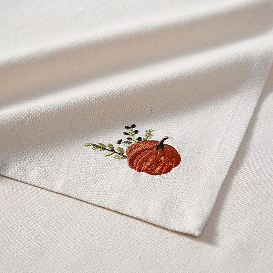 Lenox Harvest Pumpkins 4 Pack Napkins