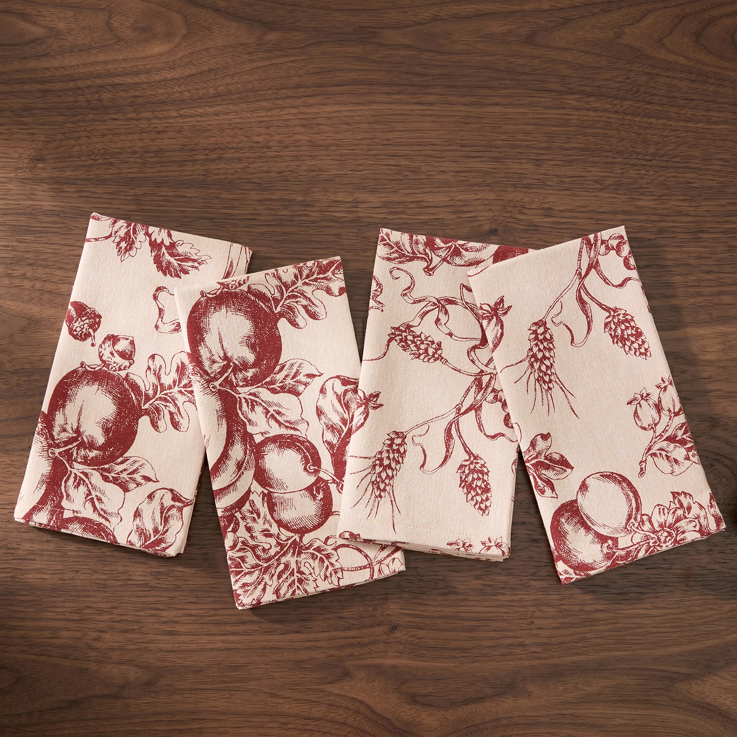Lenox Pumpkin Toile 4 Pack Napkins