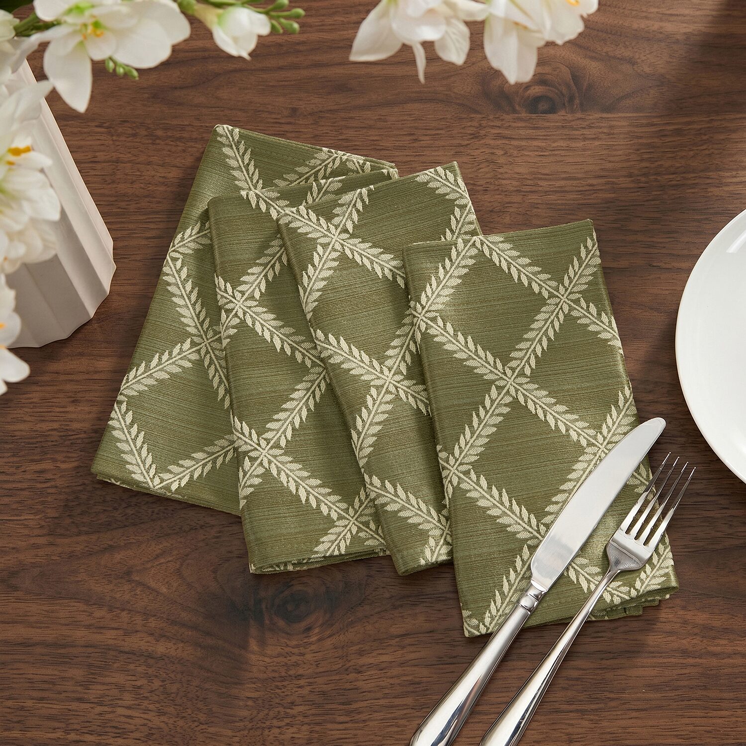 Lenox Laurel Leaf 4 Pack Napkins