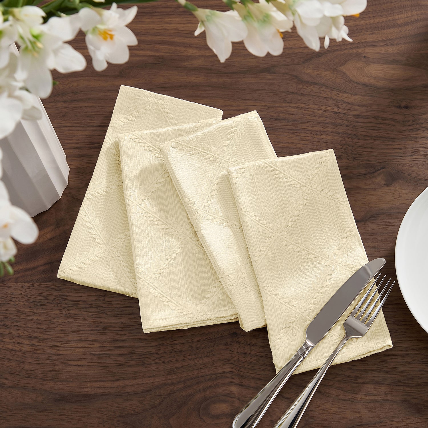 Lenox Laurel Leaf 4 Pack Napkins