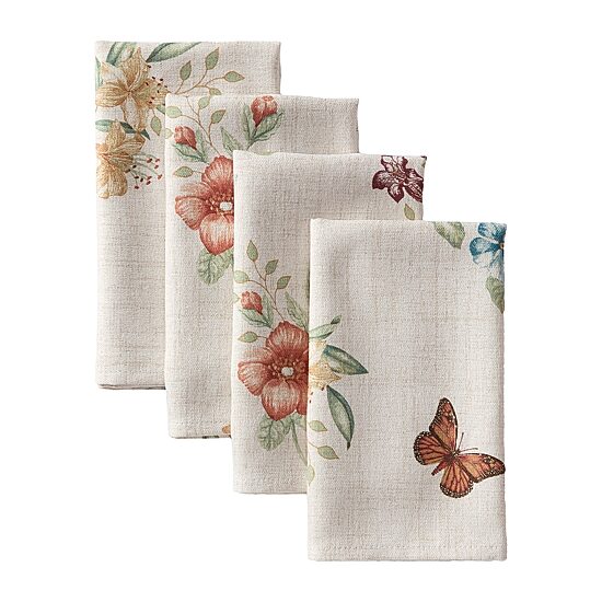 Lenox Butterfly Meadow Fall 4 Pack Napkins