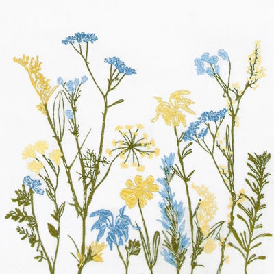 Lenox Wildflowers Border Embroidered Table Runner