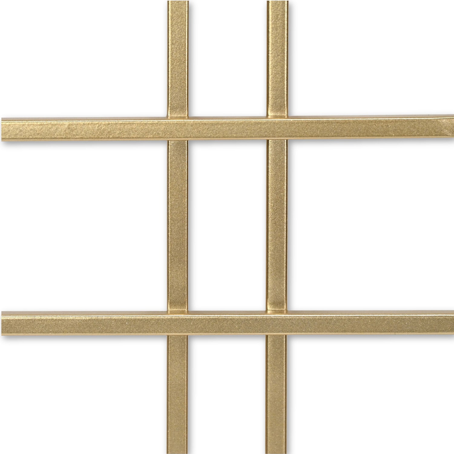 Cheungs Richese Gold Repeating Square Metal Wall Sculpture