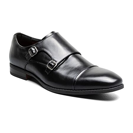 black dress shoes jcpenney Stacy Adams Blake Mens Leather Moc-Toe Slip-On Dress Shoes, 11 1/2 Medium, Black