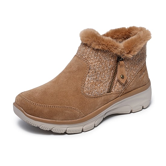 Skechers Womens Relaxed Fit Easy Going Cozy Lodge Flat Heel Winter Boots