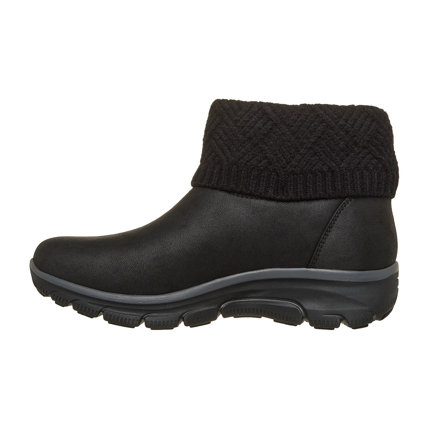 Skechers Womens Easy Going Cozy Habit Flat Heel Winter Boots
