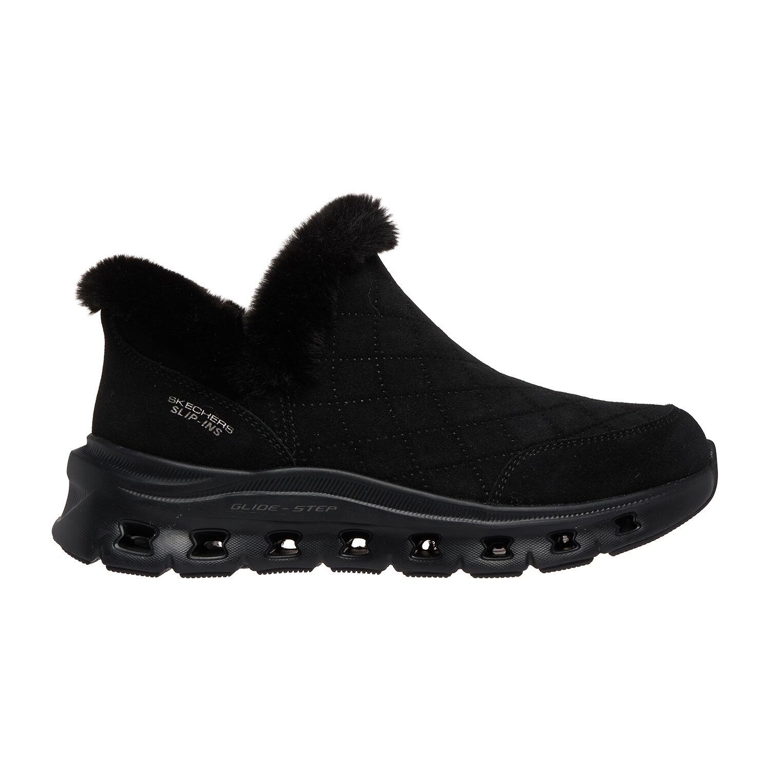 Skechers Womens Glide-Step Pro Boot Fleece Lined Flat Heel Winter Boots