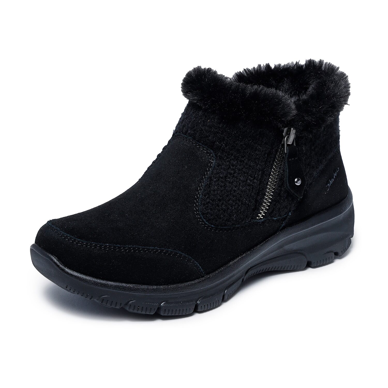 Skechers Womens Relaxed Fit Easy Going Cozy Lodge Flat Heel Winter Boots