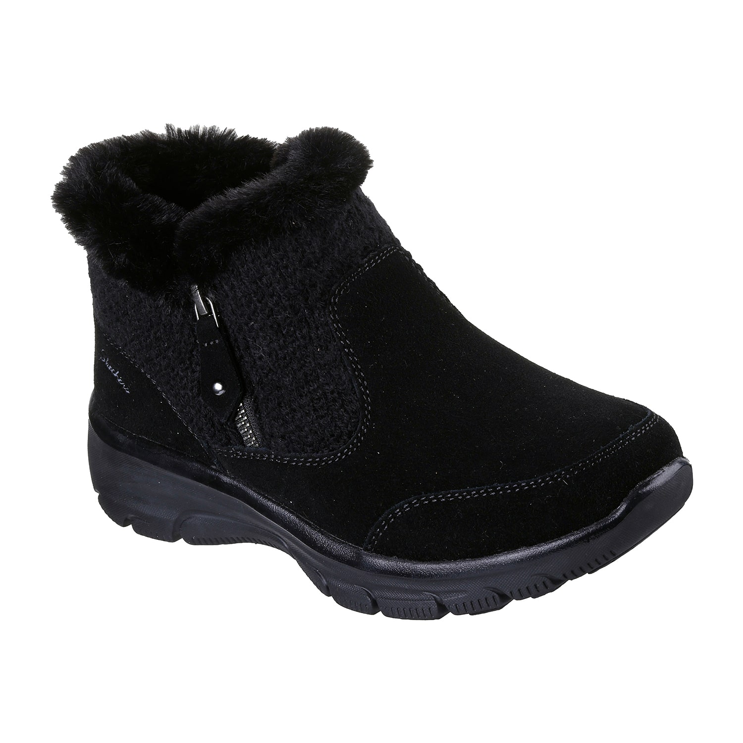 Skechers Womens Relaxed Fit Easy Going Cozy Lodge Flat Heel Winter Boots