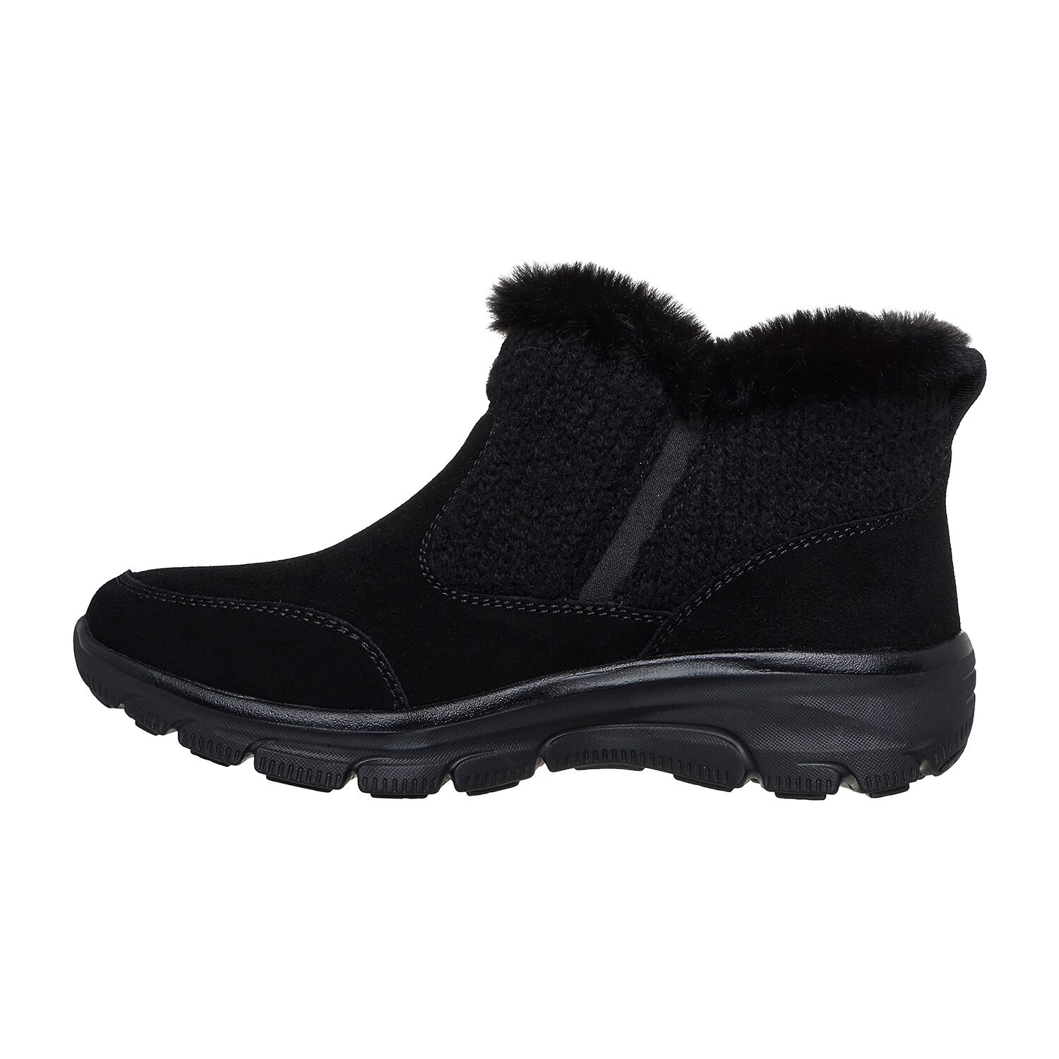 Skechers Womens Relaxed Fit Easy Going Cozy Lodge Flat Heel Winter Boots