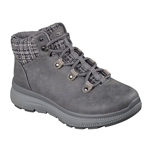 Skechers Women's Relaxed Fit: Summits Plus Boot - Fierce Instincts Sneaker | Size 7.5 | Charcoal Gray | Vegan