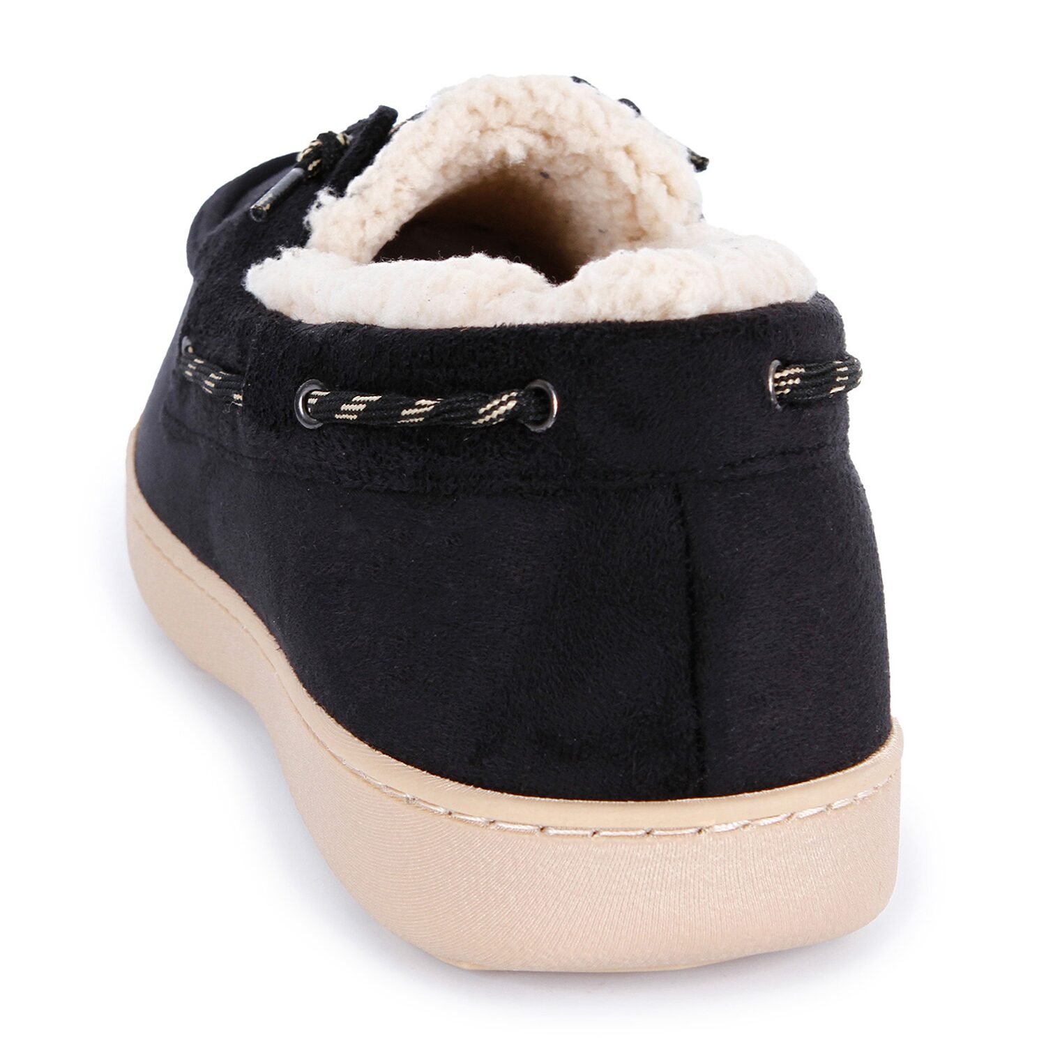 Isotoner Sherpasoft Boater Mens Moccasin Slippers