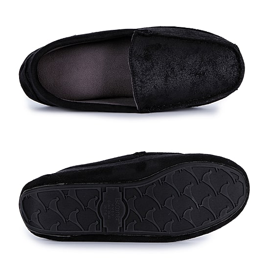 Isotoner Microsuede Driving Mens Moccasin Slippers