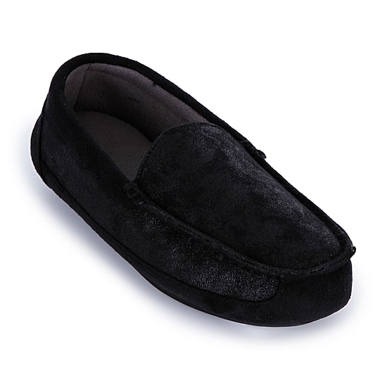 Isotoner Microsuede Driving Mens Moccasin Slippers