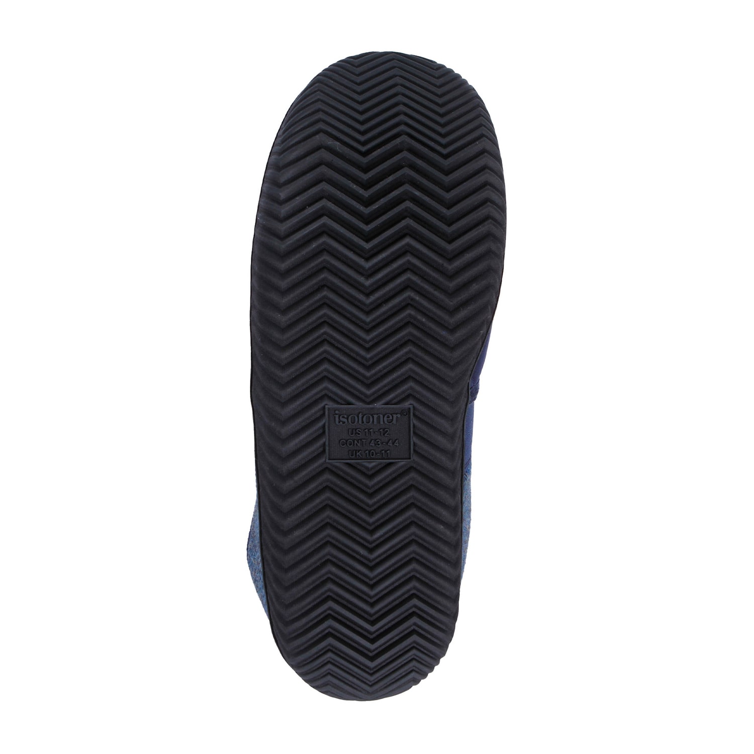 Isotoner Quilted Woven Aline Mens Slip-On Slippers