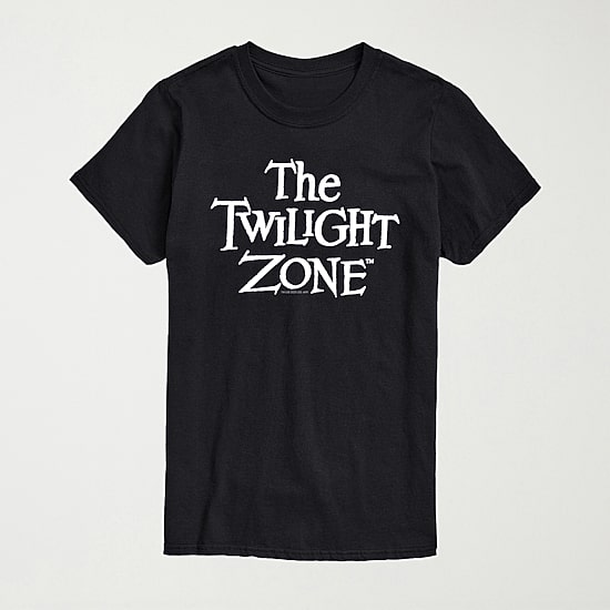 The Twilight Zone Logo Mens Crew Neck Short Sleeve Regular Fit Graphic T-Shirt
