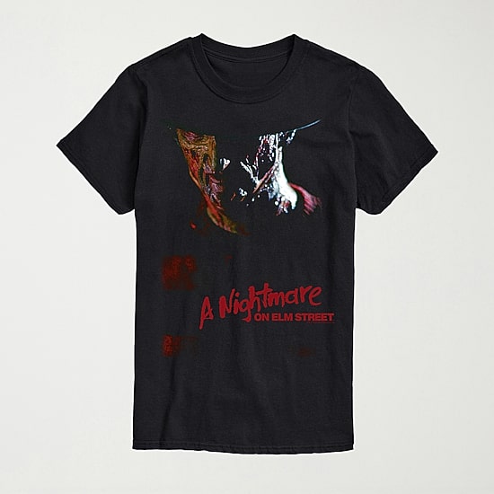 Nightmare On Elm Street Portrait Mens Crew Neck Short Sleeve Regular Fit Freddy Graphic T-Shirt