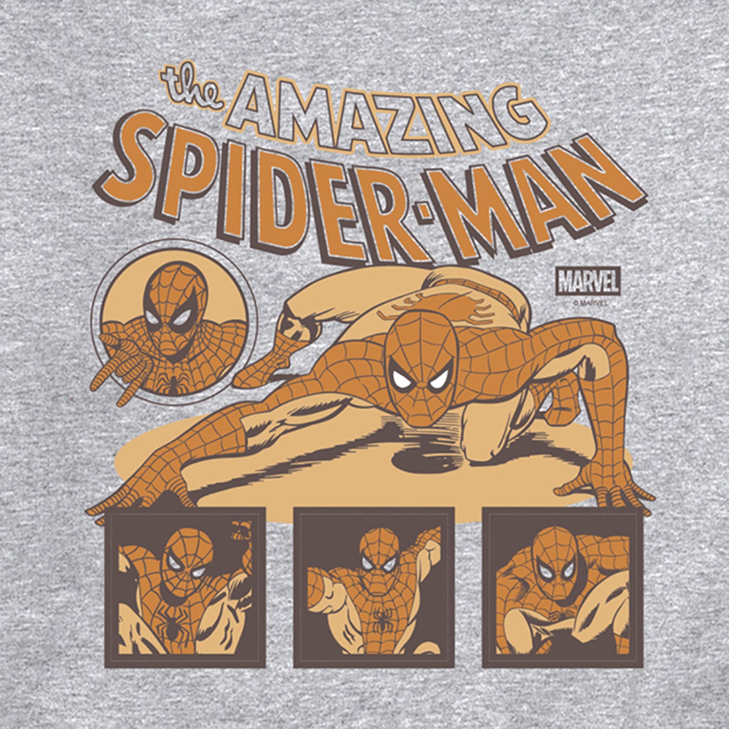 Spider-Man Web Slinger Mens Crew Neck Long Sleeve Spiderman Sweatshirt