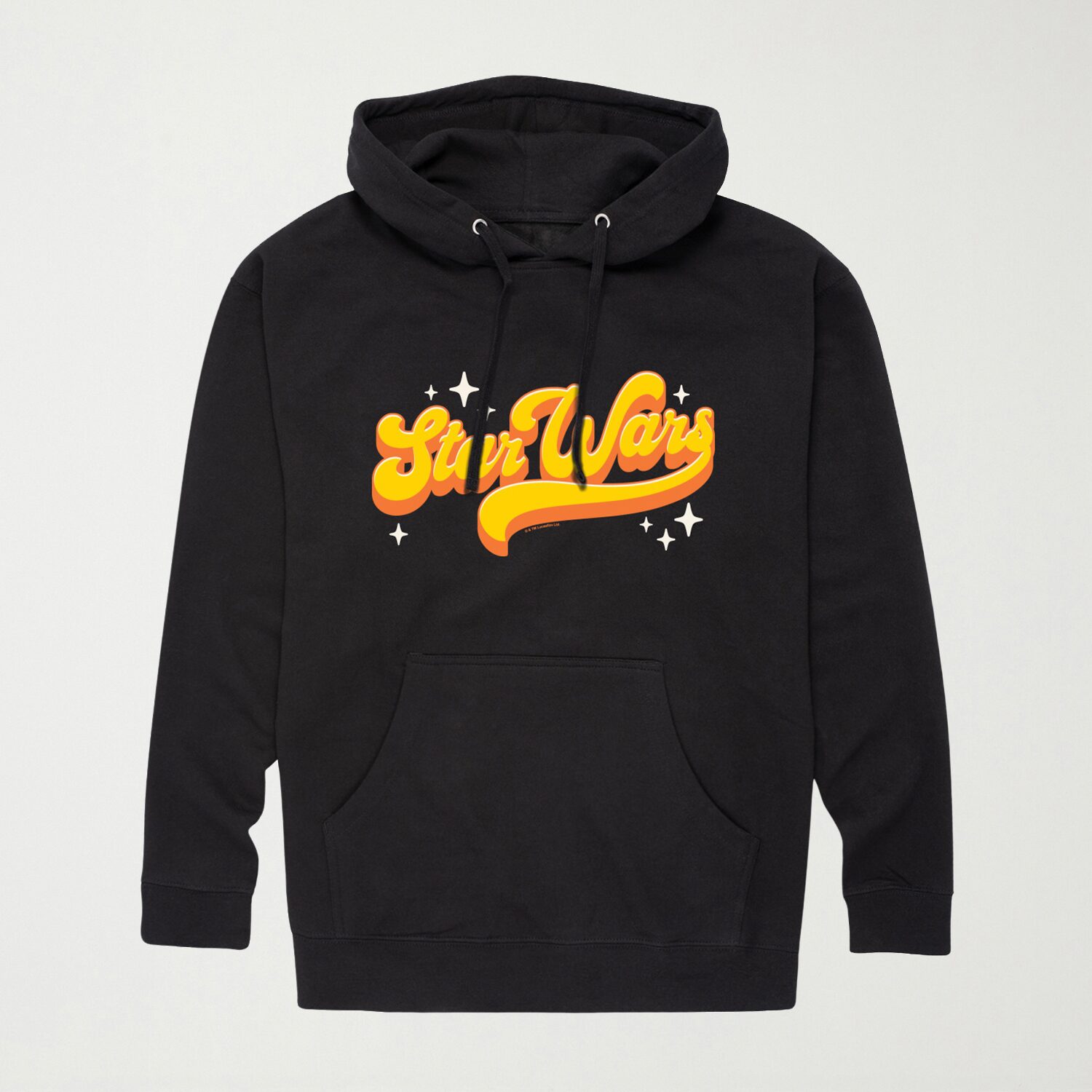 Retro Logo Mens Long Sleeve Star Wars Hoodie