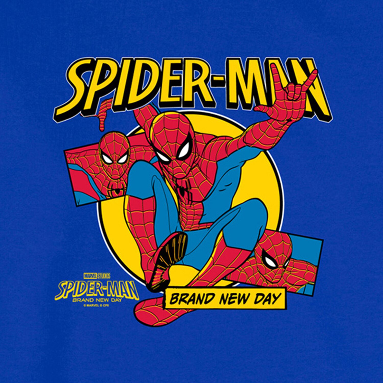 Brand New Day Comic Mens Crew Neck Long Sleeve Spiderman Sweatshirt