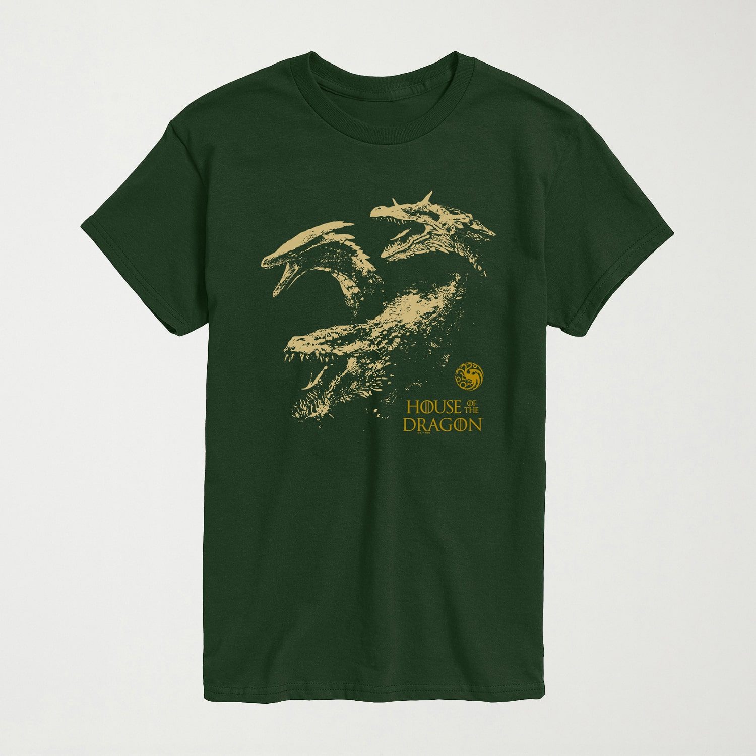 House Of The Dragon Mens Crew Neck Short Sleeve Regular Fit Graphic T-Shirt