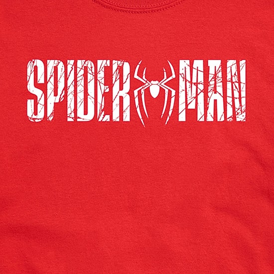 Brand New Day Web Logo Mens Crew Neck Short Sleeve Regular Fit Spiderman Graphic T-Shirt