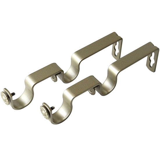 Rod Desyne 2-pk. 13/16-1" Curtain Rod Double-Wall Brackets