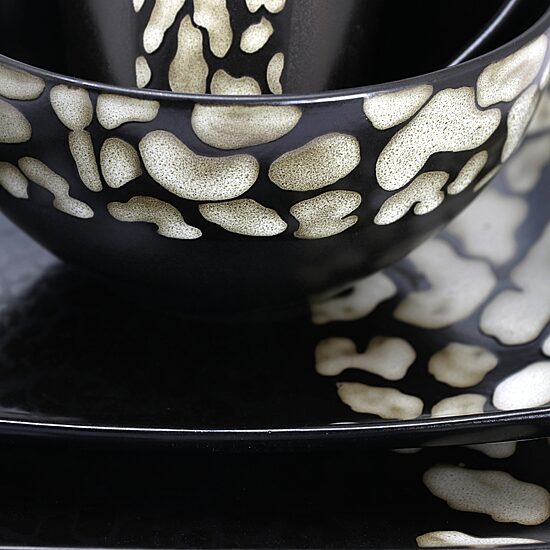 Elama Savannah 16-pc. Stoneware Dinnerware Set