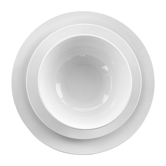 Elama Luna 18-pc. Porcelain Dinnerware Set