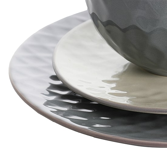 Elama Tahitian Pearl 16-pc. Stoneware Dinnerware Set